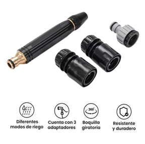 Boquilla de Alta Presión 3 en 1 para Manguera – ¡Potencia y Precisión en tu Hogar!