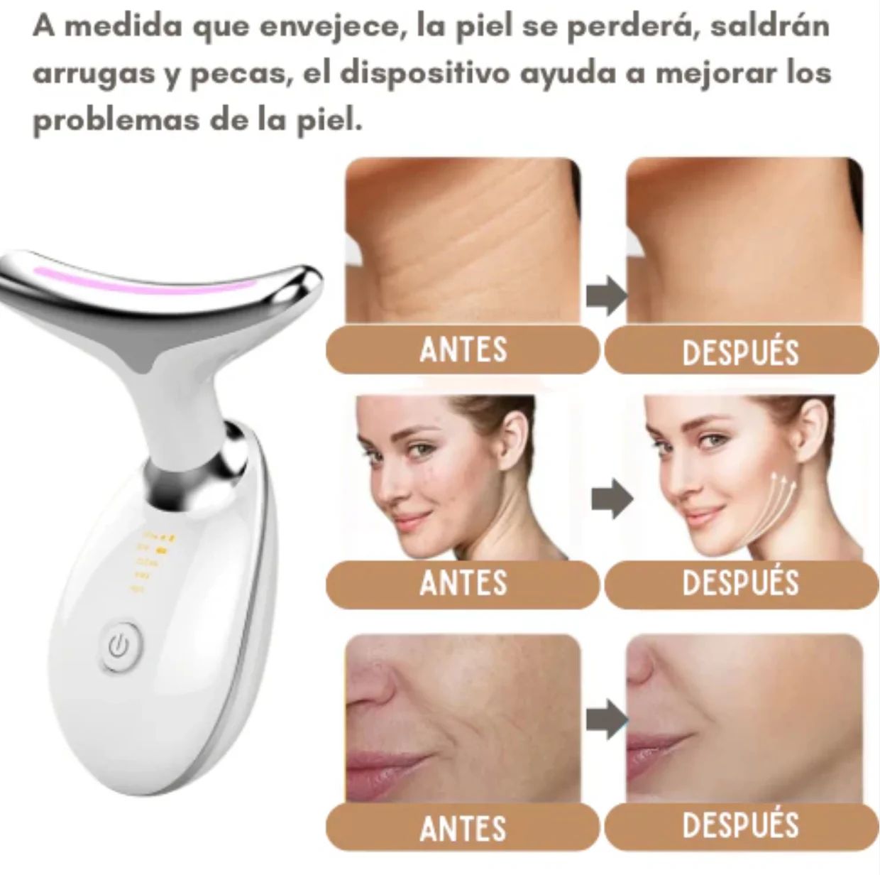 Masajeador Facial Reductor Arrugas Papad